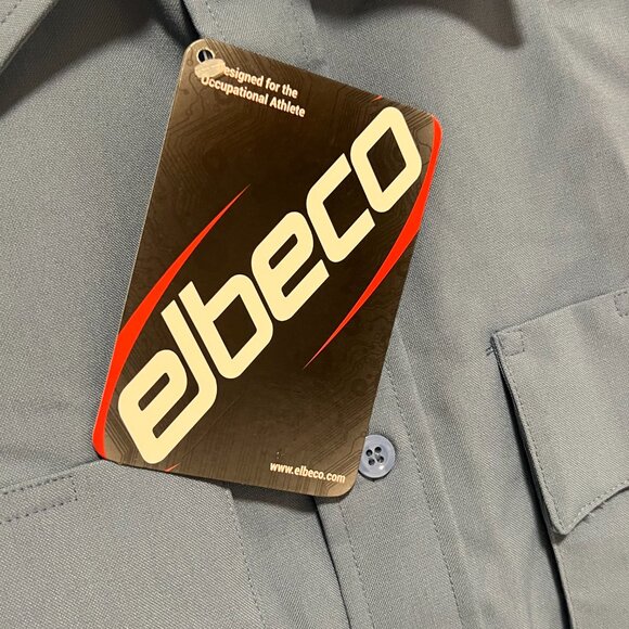 Elbeco Dutymaxx Shirt *NWT Long Sleeve Button Up Shirt Blue Men's size 18-33 - Picture 3 of 8